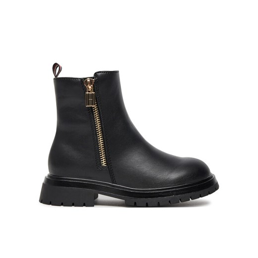 Botki Tommy Hilfiger Chelsea Boot T3A5-33566-1351 M Czarny ze sklepu eobuwie.pl w kategorii Buty zimowe dziecięce - zdjęcie 182085977