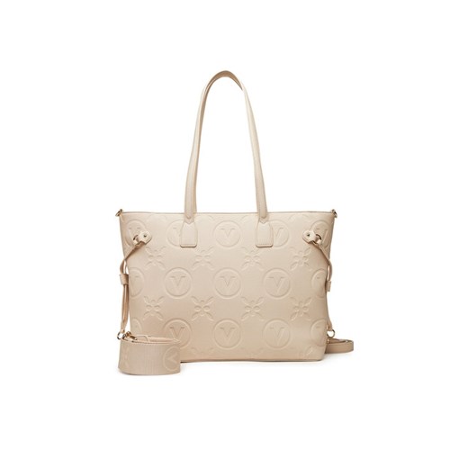 Torebka Valentino Samba Re VBS8ZG01 Écru ze sklepu eobuwie.pl w kategorii Torby Shopper bag - zdjęcie 182085996