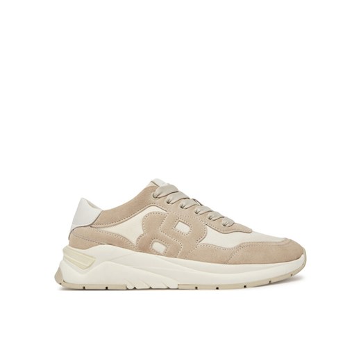 Sneakersy BOSS Skylar Runn 50541600 Beżowy ze sklepu eobuwie.pl w kategorii Buty sportowe damskie - zdjęcie 182086019