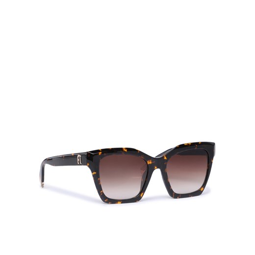 Okulary przeciwsłoneczne Furla Sunglasses SFU621 WD00055-A.0116-AN000-1-060-20-CN-D Brązowy ze sklepu eobuwie.pl w kategorii Okulary przeciwsłoneczne damskie - zdjęcie 182086048