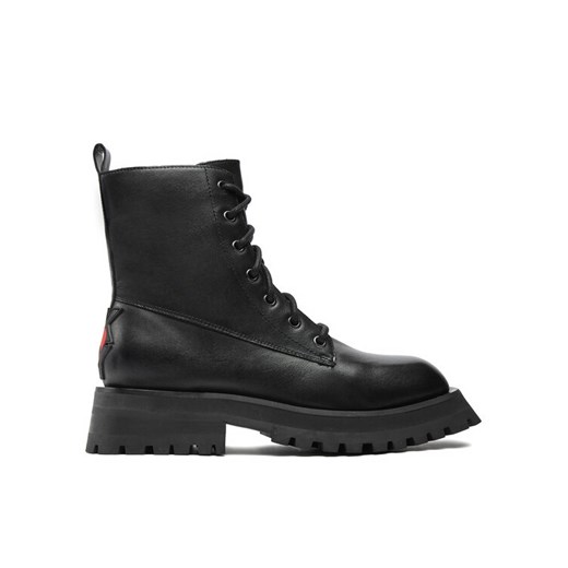 Trapery DKNY Farren K2438890 Czarny ze sklepu eobuwie.pl w kategorii Botki - zdjęcie 182086139