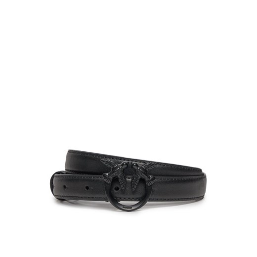 Pasek Damski Pinko Love Berry H2 Belt. PE 24 PLT01 100143 A1K2 Czarny ze sklepu eobuwie.pl w kategorii Paski damskie - zdjęcie 182086166