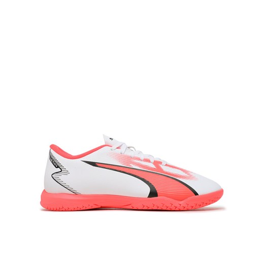 Buty do piłki nożnej Puma Ultra Play IT 107535 01 Biały ze sklepu eobuwie.pl w kategorii Buty sportowe dziecięce - zdjęcie 182086249