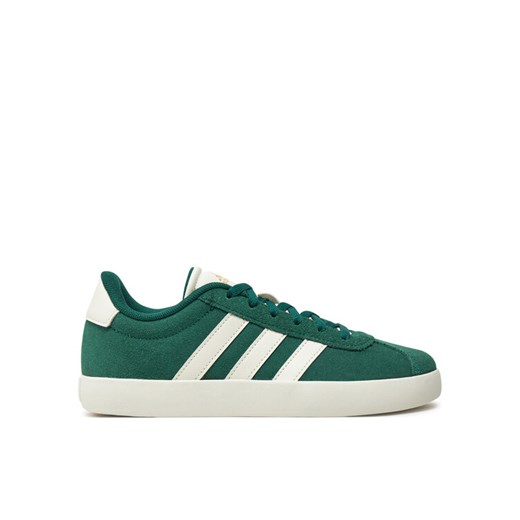 Sneakersy adidas VL Court 3.0 Kids ID6309 Zielony ze sklepu eobuwie.pl w kategorii Buty sportowe dziecięce - zdjęcie 182086255