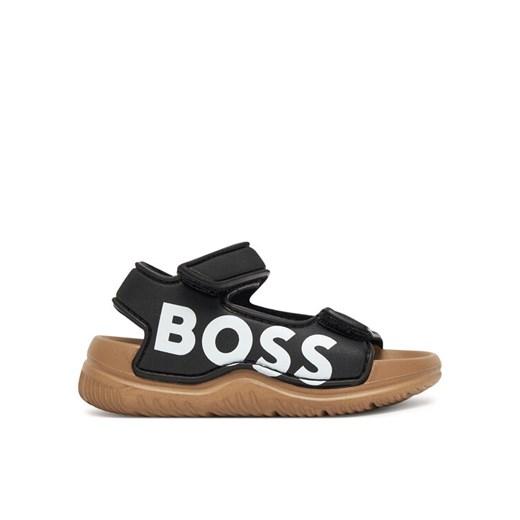 Sandały BOSS J52158 M Czarny 21 eobuwie.pl