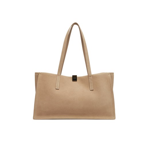 Torebka Calvin Klein K60K612982 Beżowy ze sklepu eobuwie.pl w kategorii Torebki damskie - zdjęcie 182086289