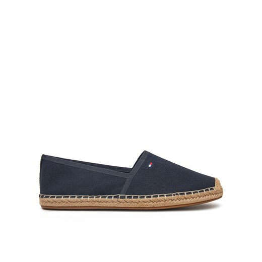 Espadryle Tommy Hilfiger Flag Canvas Espadrille FW0FW08541 Granatowy ze sklepu eobuwie.pl w kategorii Espadryle damskie - zdjęcie 182086296