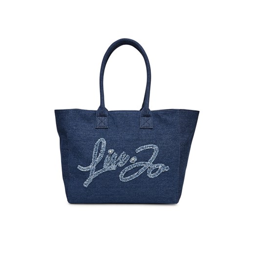 Torebka Liu Jo L Tote VA5208 D0001 Niebieski ze sklepu eobuwie.pl w kategorii Torby Shopper bag - zdjęcie 182086326