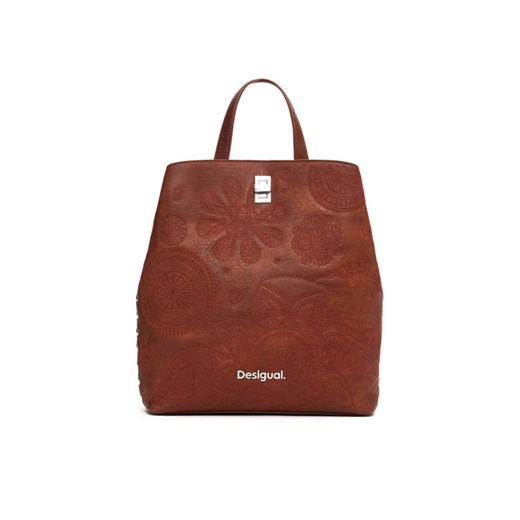 Plecak Desigual Dejavu Sumy Mini 25SAKP02 Brązowy ze sklepu eobuwie.pl w kategorii Plecaki - zdjęcie 182086369