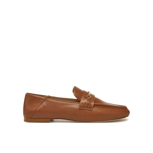 Lordsy Michael Kors Lena Loafer 40R5LEFP1L Brązowy ze sklepu eobuwie.pl w kategorii Lordsy damskie - zdjęcie 182086376