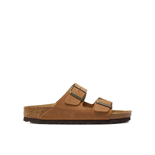 Klapki Birkenstock Arizona Leoi 1028401 Brązowy 35 eobuwie.pl