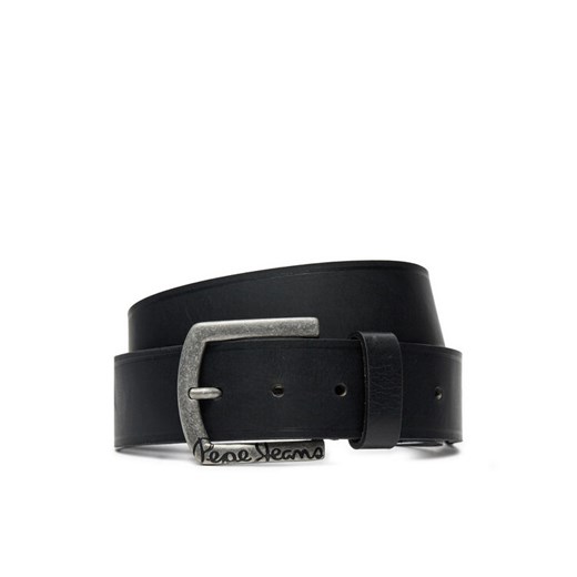 Pasek Męski Pepe Jeans Moss PM021026 Czarny ze sklepu eobuwie.pl w kategorii Paski męskie - zdjęcie 182086435