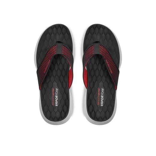 Japonki Skechers Vapor Foam Sandal 232894/BKRD Czarny ze sklepu eobuwie.pl w kategorii Klapki damskie - zdjęcie 182086455