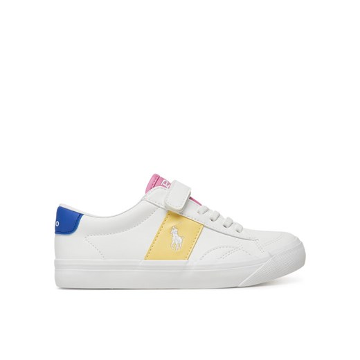 Sneakersy Polo Ralph Lauren Ryley Ps RL02450101 Biały ze sklepu eobuwie.pl w kategorii Buty sportowe dziecięce - zdjęcie 182086497