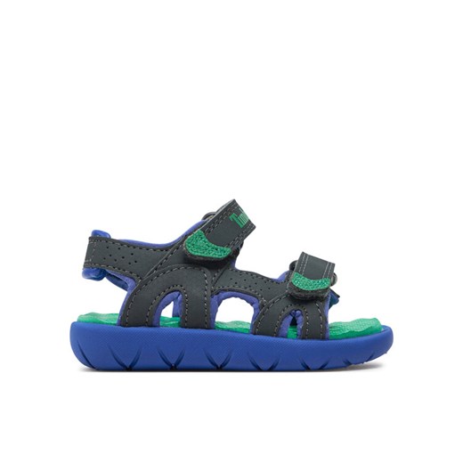 Sandały Timberland Perkins Row 2-Strap TB0A24ZG0281 Szary ze sklepu eobuwie.pl w kategorii Sandały dziecięce - zdjęcie 182086529