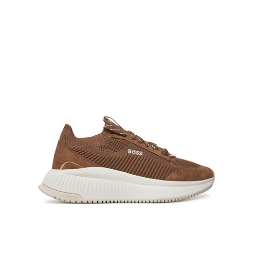 Sneakersy BOSS Ttnmevo Slon Lowkn 50536413 Écru ze sklepu eobuwie.pl w kategorii Buty sportowe damskie - zdjęcie 182086637