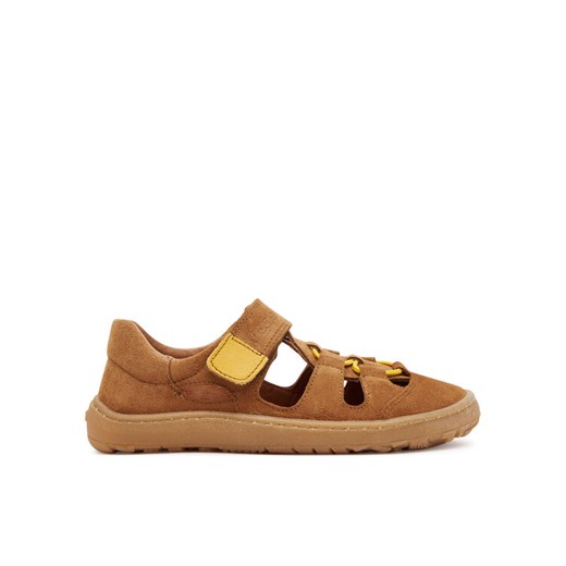 Sandały Froddo Barefoot Elastic Sandal G3150262-3 D Brązowy ze sklepu eobuwie.pl w kategorii Sandały dziecięce - zdjęcie 182086648