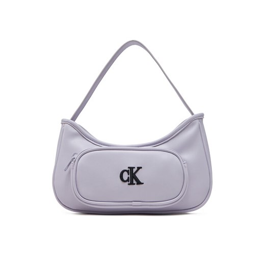 Torebka Calvin Klein Jeans Ck Shoulder Bag IU0IU00696 Fioletowy ze sklepu eobuwie.pl w kategorii Torebki damskie - zdjęcie 182086649