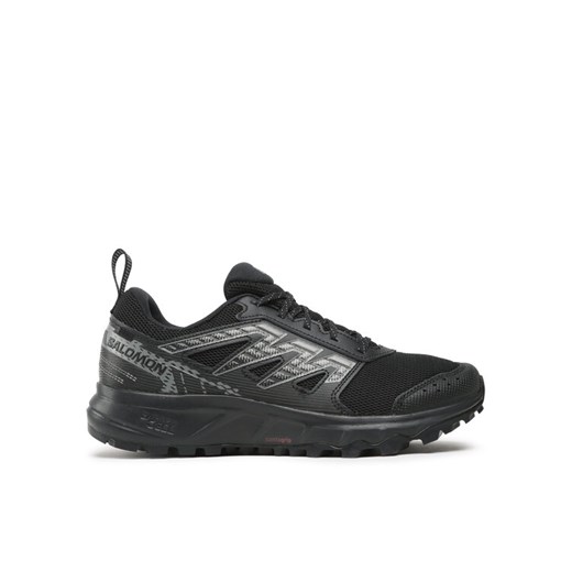 Sneakersy Salomon Wander 47152500 27 V0 Czarny ze sklepu eobuwie.pl w kategorii Buty trekkingowe męskie - zdjęcie 182086907
