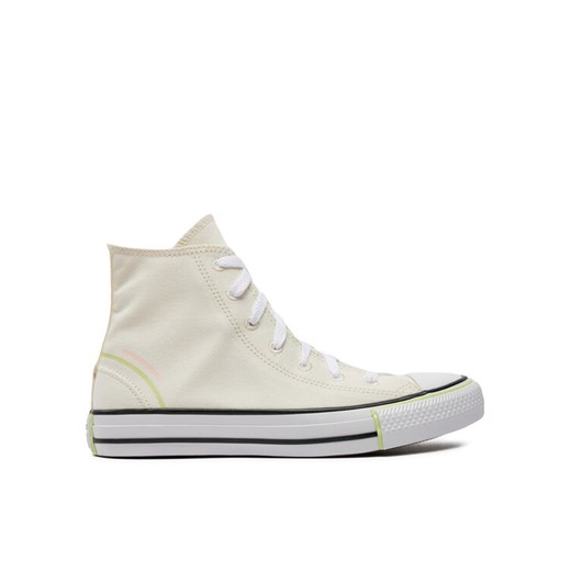 Trampki Converse Chuck Taylor All Star Color Pop Hi A07592C Beżowy ze sklepu eobuwie.pl w kategorii Trampki damskie - zdjęcie 182086999