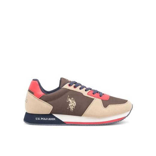 Sneakersy U.S. Polo Assn. NOBIL011M/CNH1 Khaki ze sklepu eobuwie.pl w kategorii Buty sportowe męskie - zdjęcie 182087009