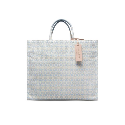 Torebka Coccinelle MBD Never Without Bag Monogram E1 MBD 18 01 01 Błękitny ze sklepu eobuwie.pl w kategorii Torby Shopper bag - zdjęcie 182087126
