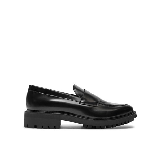 Loafersy Calvin Klein Moccasin W/ Band HM0HM01833 Czarny ze sklepu eobuwie.pl w kategorii Półbuty męskie - zdjęcie 182087156