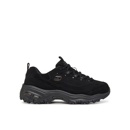 Sneakersy Skechers D'Lites 11949 Czarny ze sklepu eobuwie.pl w kategorii Buty sportowe damskie - zdjęcie 182087365