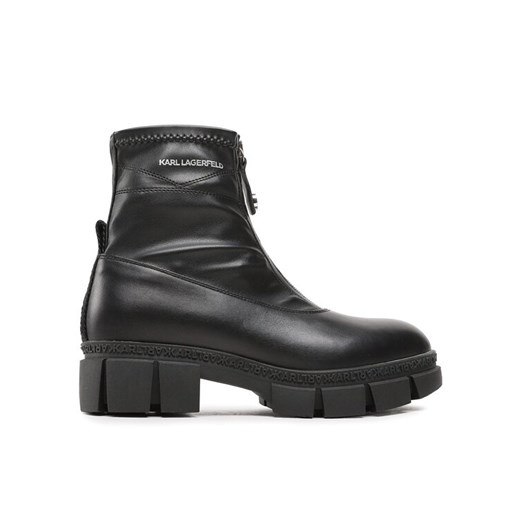 Botki KARL LAGERFELD KL43260 Czarny ze sklepu eobuwie.pl w kategorii Workery damskie - zdjęcie 182087377
