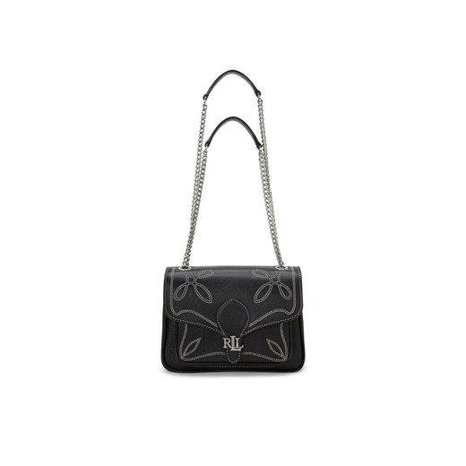 Torebka LAUREN RALPH LAUREN 431941819001 Czarny ze sklepu eobuwie.pl w kategorii Kopertówki - zdjęcie 182087408