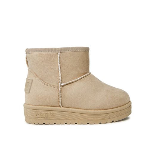 Śniegowce Big Star Shoes MM374056 Beżowy ze sklepu eobuwie.pl w kategorii Buty zimowe dziecięce - zdjęcie 182087467