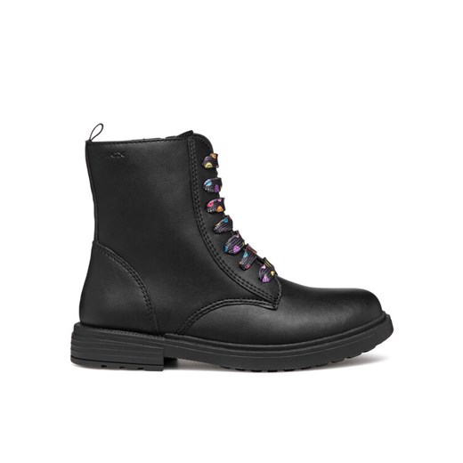 Kozaki Geox Jr Eclair J049QD 0003W C9240 D Czarny ze sklepu eobuwie.pl w kategorii Buty zimowe dziecięce - zdjęcie 182087489