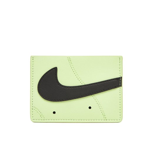 Etui na karty kredytowe Nike Air Force 1 Card Wallet NI-N.100.9738 Zielony ze sklepu eobuwie.pl w kategorii Portfele męskie - zdjęcie 182087499