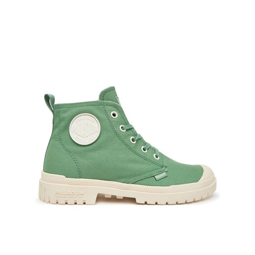 Trapery Palladium Pampa Sp20 Hi Cvs 76838-305-M Zielony ze sklepu eobuwie.pl w kategorii Workery damskie - zdjęcie 182087506