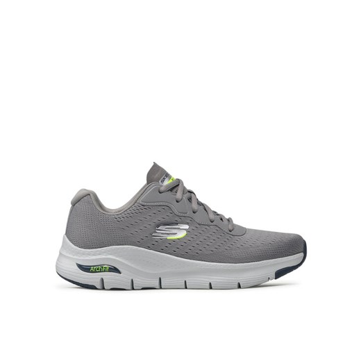 Sneakersy Skechers Infinity Cool 232303/GRY Szary ze sklepu eobuwie.pl w kategorii Buty sportowe męskie - zdjęcie 182087548