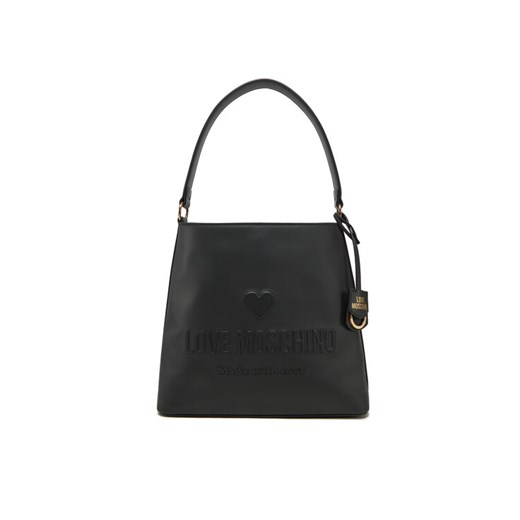 Torebka LOVE MOSCHINO JC4115PP1ML1000A Czarny ze sklepu eobuwie.pl w kategorii Torebki damskie - zdjęcie 182087615
