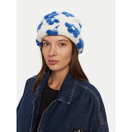 Czapka Kangol Floral Fleece Beanie K5421 Biały ze sklepu eobuwie.pl w kategorii Czapki zimowe damskie - zdjęcie 182087688