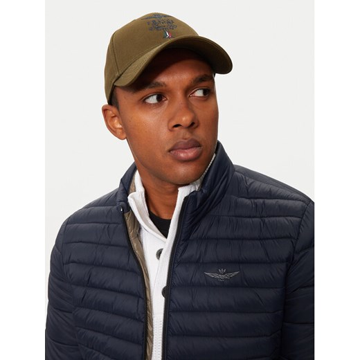 Czapka z daszkiem Aeronautica Militare 242HA1132CT2261 Khaki ze sklepu eobuwie.pl w kategorii Czapki z daszkiem męskie - zdjęcie 182087975