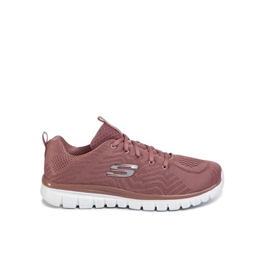 Sneakersy Skechers Get Connected 12615/MVE Różowy ze sklepu eobuwie.pl w kategorii Buty sportowe damskie - zdjęcie 182088017