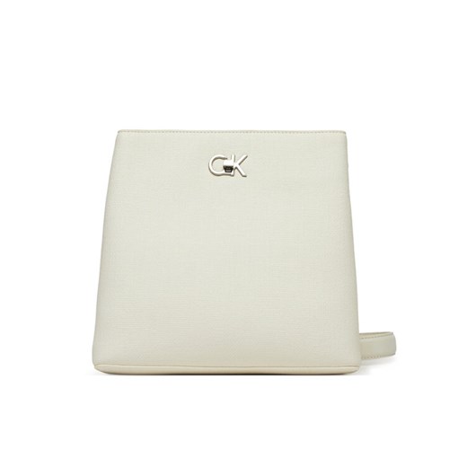 Torebka Calvin Klein Ck Bucket Bag_Tex K60K613179 Biały ze sklepu eobuwie.pl w kategorii Listonoszki - zdjęcie 182088146