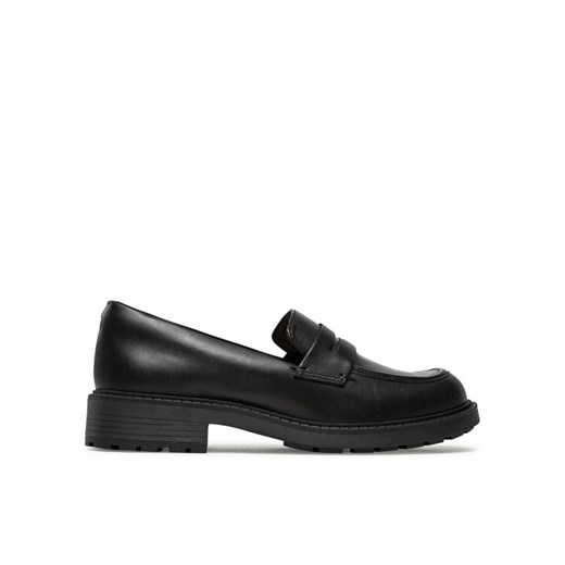 Lordsy Clarks Orinoco 2 Penny 261747864 Czarny ze sklepu eobuwie.pl w kategorii Półbuty damskie - zdjęcie 182088156
