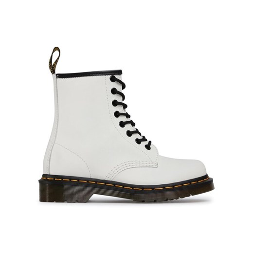 Glany Dr. Martens 1460 Smooth 11822100 Biały ze sklepu eobuwie.pl w kategorii Workery damskie - zdjęcie 182088327