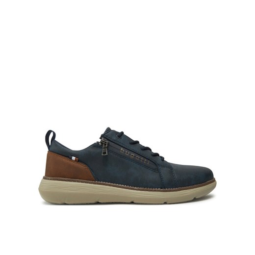 Sneakersy Bugatti 333-AFU06-5000 Granatowy ze sklepu eobuwie.pl w kategorii Buty sportowe męskie - zdjęcie 182088336