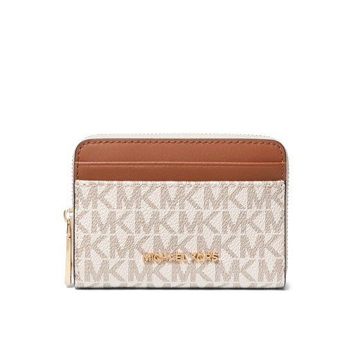 Duży Portfel Damski MICHAEL Michael Kors 32T4GJ6Z5B Beżowy ze sklepu eobuwie.pl w kategorii Portfele damskie - zdjęcie 182088419