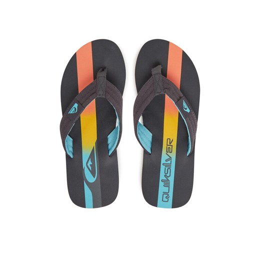 Japonki Quiksilver Molokai Layback AQYL101339 Szary ze sklepu eobuwie.pl w kategorii Klapki męskie - zdjęcie 182088447