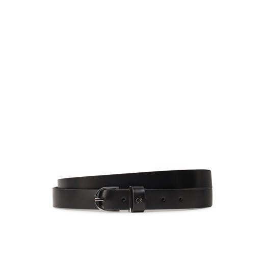 Pasek Damski Calvin Klein Ck Metal Loop Round Buckle 2.5 K60K613147 Czarny ze sklepu eobuwie.pl w kategorii Paski damskie - zdjęcie 182088637