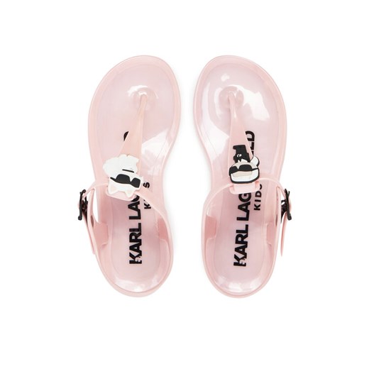Sandały Karl Lagerfeld Kids Z30370 M Różowy ze sklepu eobuwie.pl w kategorii Sandały dziecięce - zdjęcie 182088697