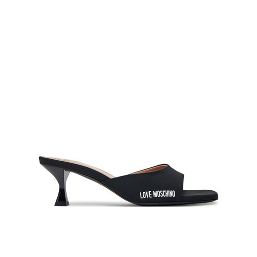 Klapki LOVE MOSCHINO JA28045G0MIM0000 Czarny ze sklepu eobuwie.pl w kategorii Klapki damskie - zdjęcie 182088798