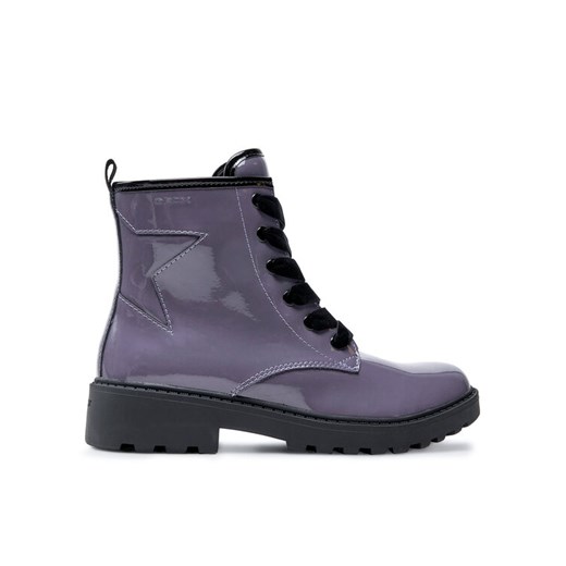Kozaki Geox Jr Casey J9420G 000HH C8016 S Fioletowy ze sklepu eobuwie.pl w kategorii Buty zimowe dziecięce - zdjęcie 182088838