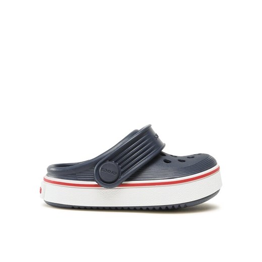 Klapki Crocs Crocs Crocband Clean Clog T 208479 Granatowy ze sklepu eobuwie.pl w kategorii Klapki dziecięce - zdjęcie 182088965